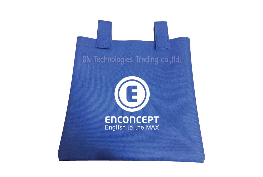 กระเป๋าผ้าห้อยข้างโต๊ะสำหรับเก็บของ หรือใส่แท็บเลต(3)