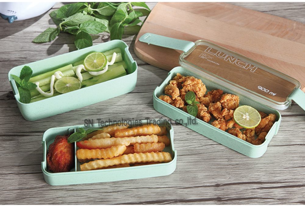 กล่องอาหารฟางข้าวสาลี (No.5)