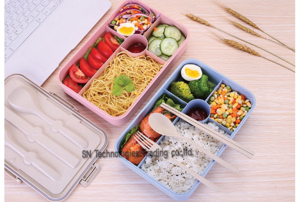 กล่องอาหารฟางข้าวสาลี(No.10)