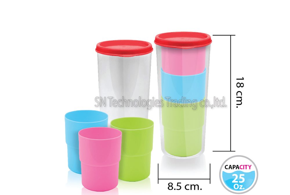 กระบอกน้ำพลาสติกPS01