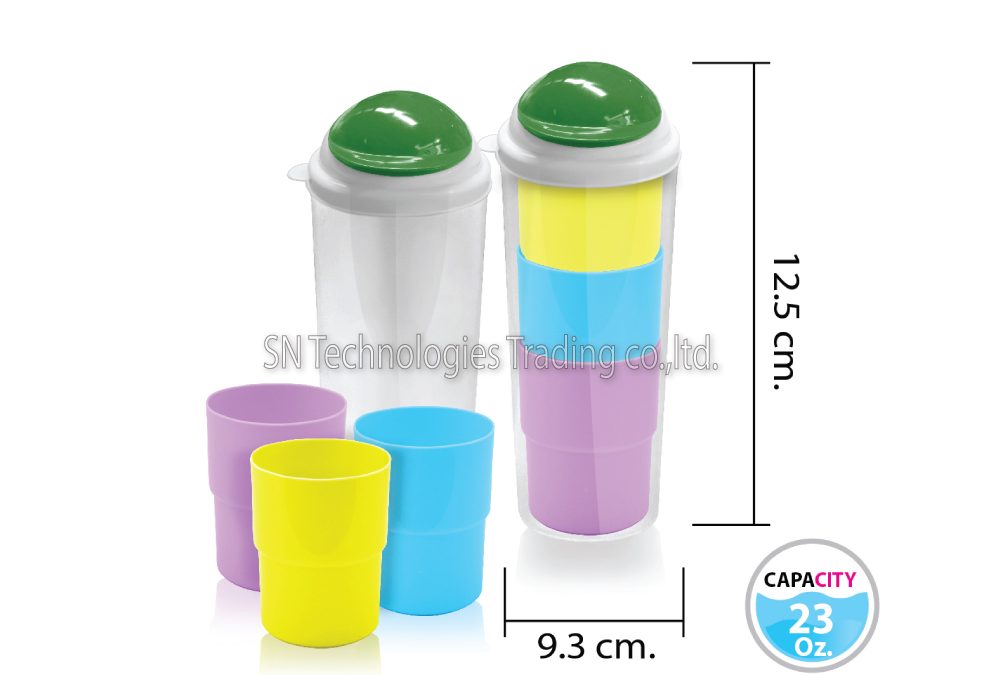 กระบอกน้ำพลาสติกPS02