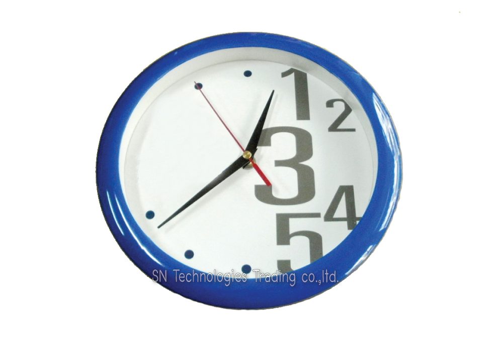 นาฬิกาแขวน 10 นิ้ว ทรงกลม ขอบสี (17)