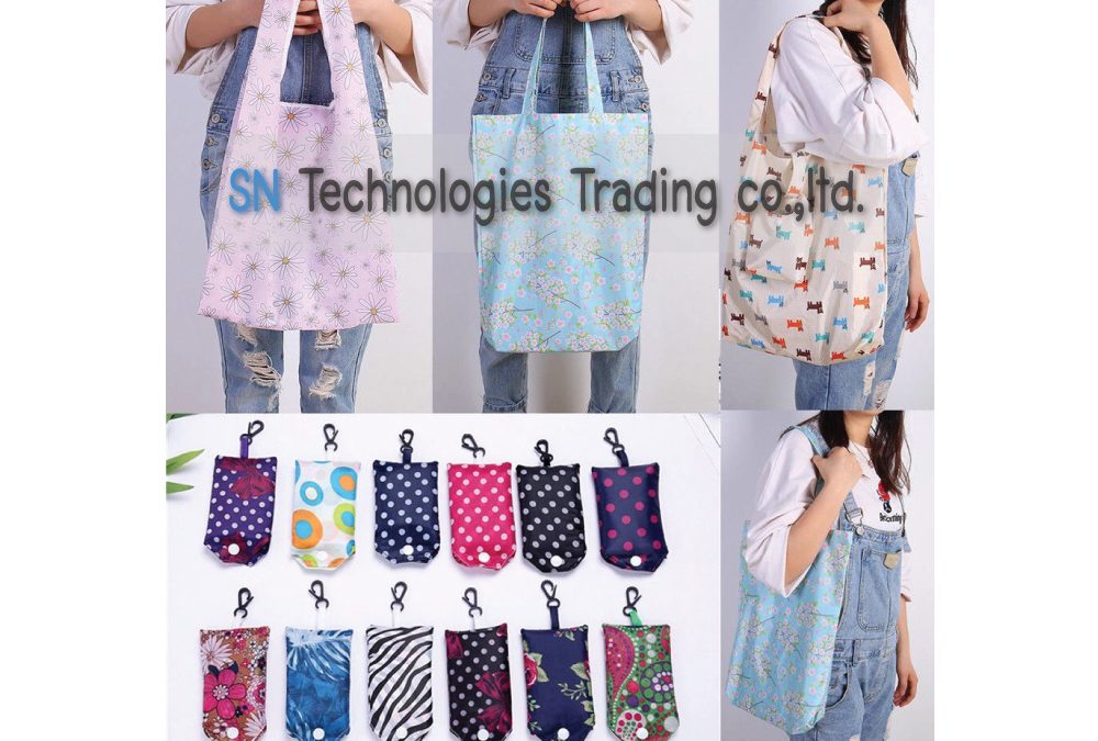 กระเป๋าผ้าพับเก็บได้ (SB-04)