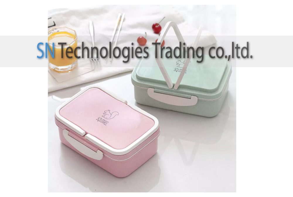 กล่องอาหารฟางข้าวสาลี(No.18)