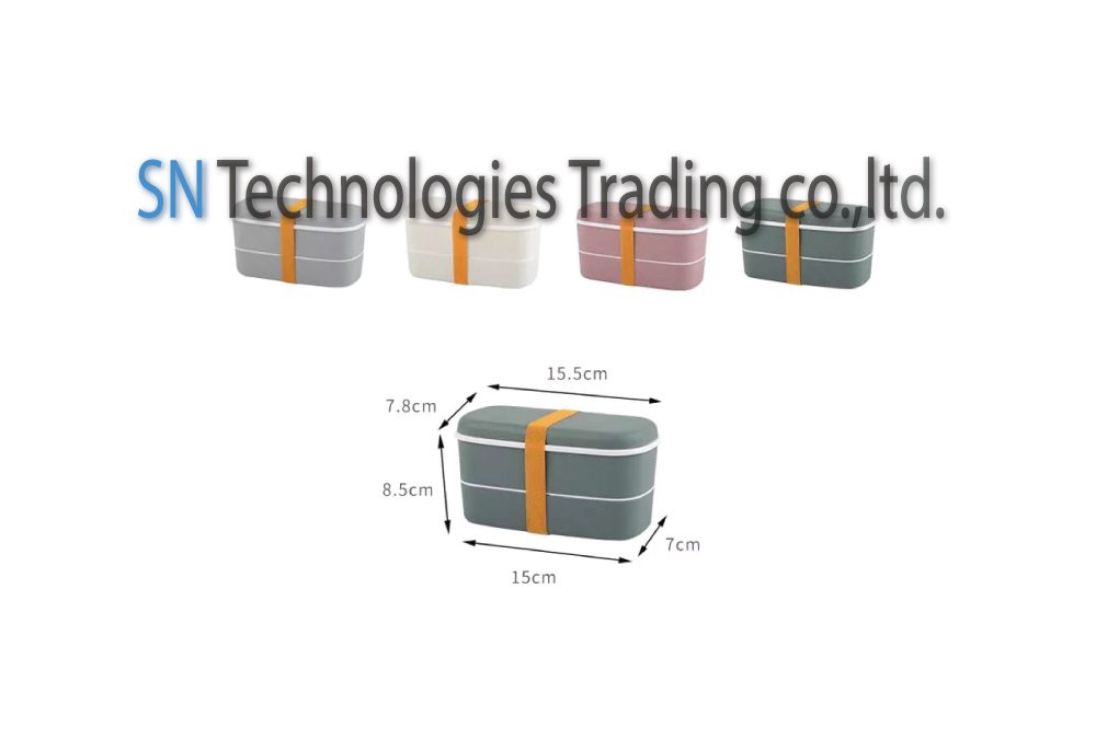 กล่องอาหารฟางข้าวสาลี(No.19)