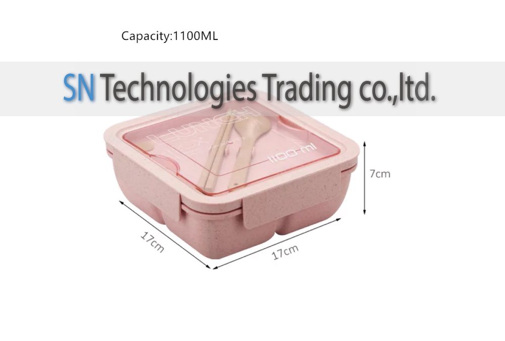 กล่องอาหารฟางข้าวสาลี(No.26)